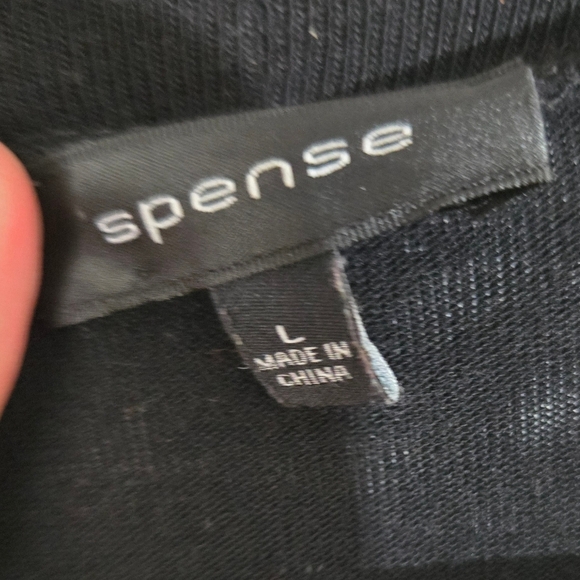 Spense Classic Black Knit Sweater Size Large - Picture 3 of 3